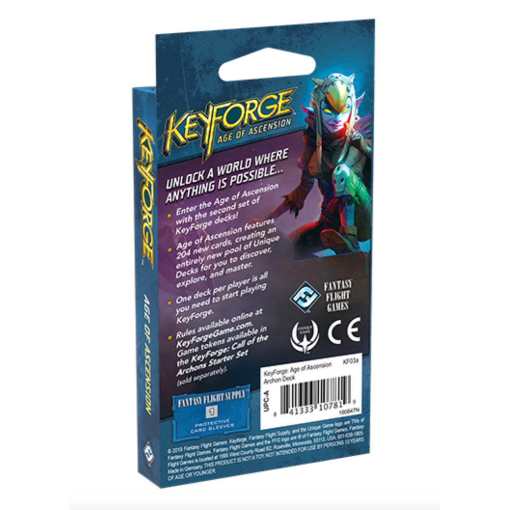 keyforge age of ascension booster box Amazon.com: Fantasy Flight Games KeyForge Age of Ascension 1 - Pack Archon  Deck Display | Fast-Paced Card Game | Strategy Game for Adults and Teens |  Ages 14+ main image 0