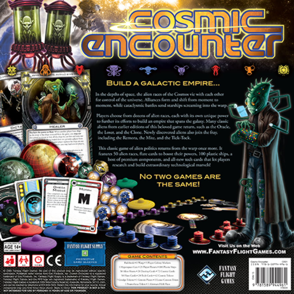 cosmic encounter alien card sleeves Cosmic Encounter | Board Game