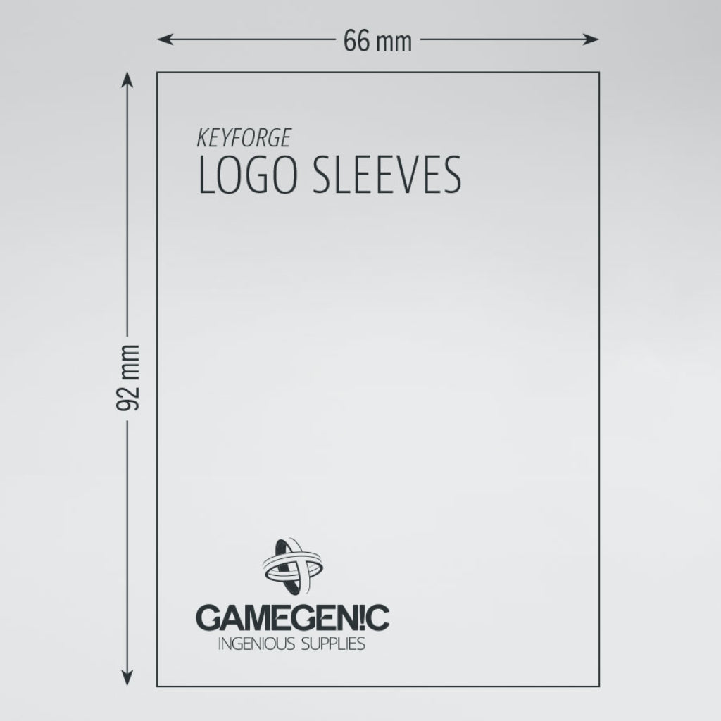 KeyForge Logo Card Sleeves: Blue – Rock Cairn Games