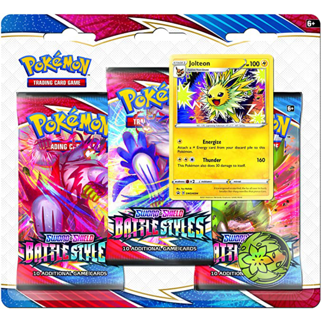 Pokemon TCG: Sword & Shield 05 Battle Styles 3-Booster Blister Rock Cairn Games Pokemon TCG: Sword & Shield 05 Battle Styles 3-Booster Blister Rock Cairn Games