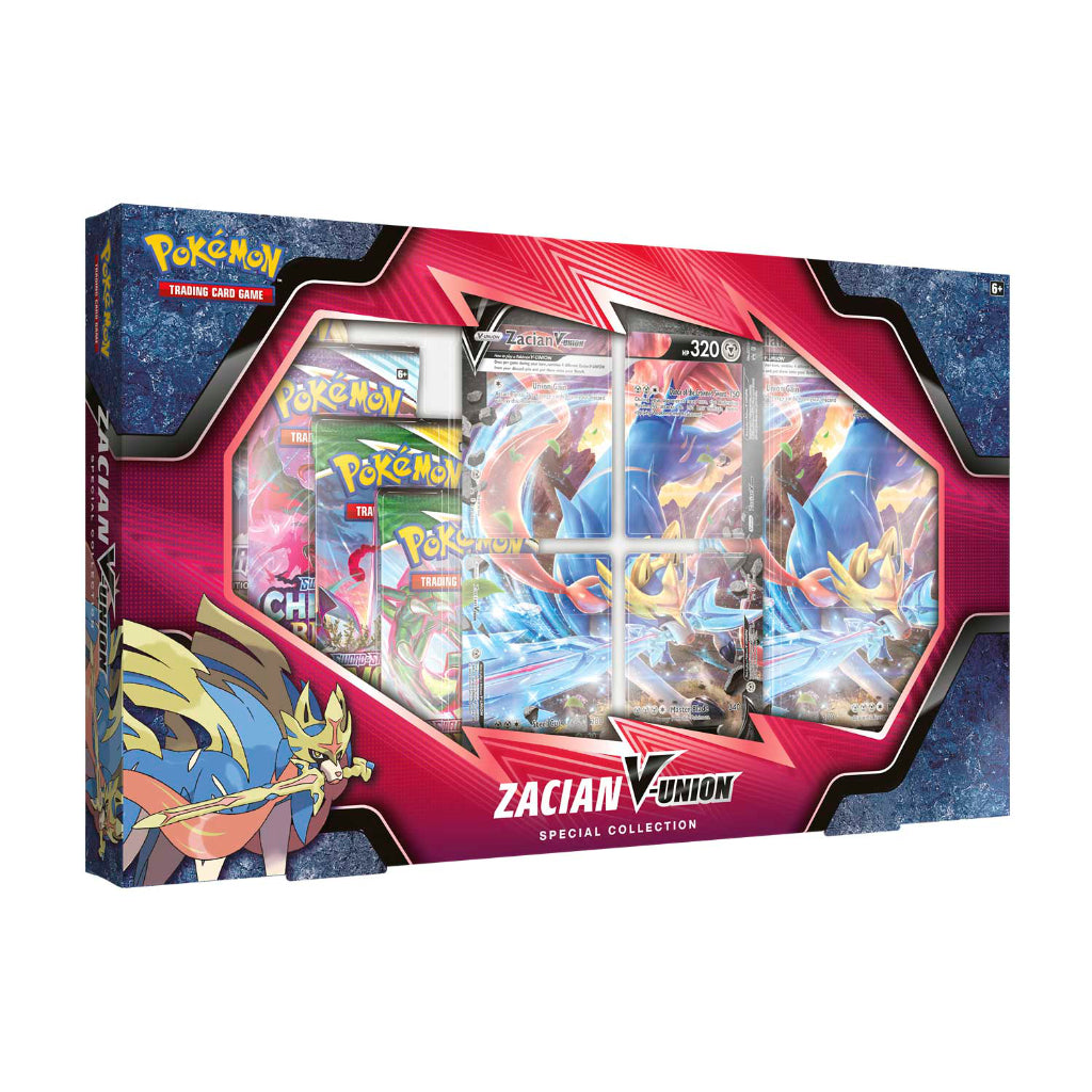 Pokemon: V-Union Special Collection (Mewtwo V or Zacian V) – Rock Cairn  Games